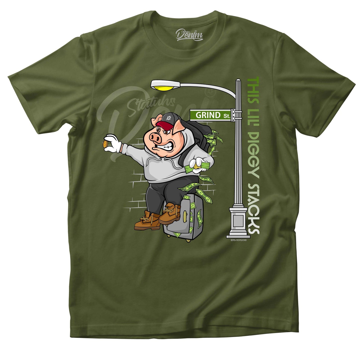 THIS LITTLE PIGGY STACKS TEE