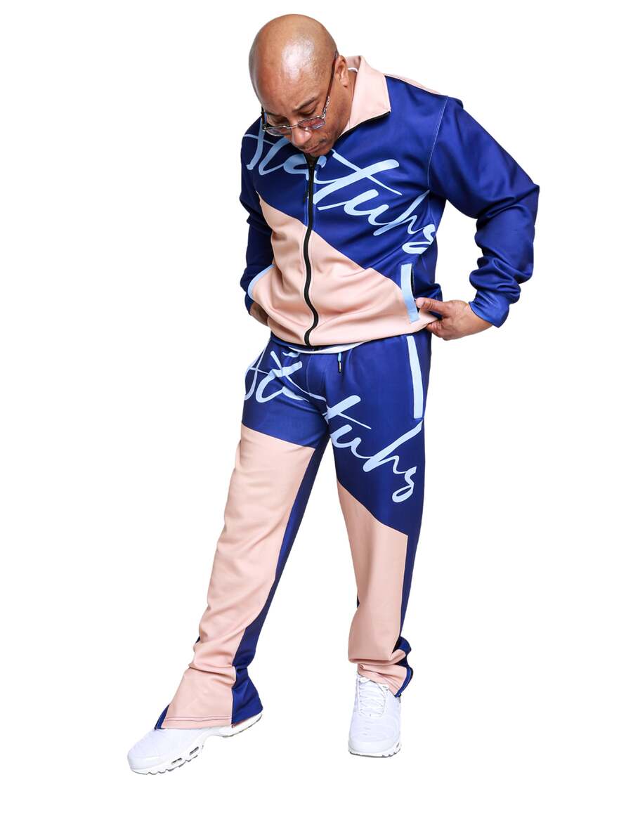 STATUHS CALM BLUE 2pc TRACK SUIT