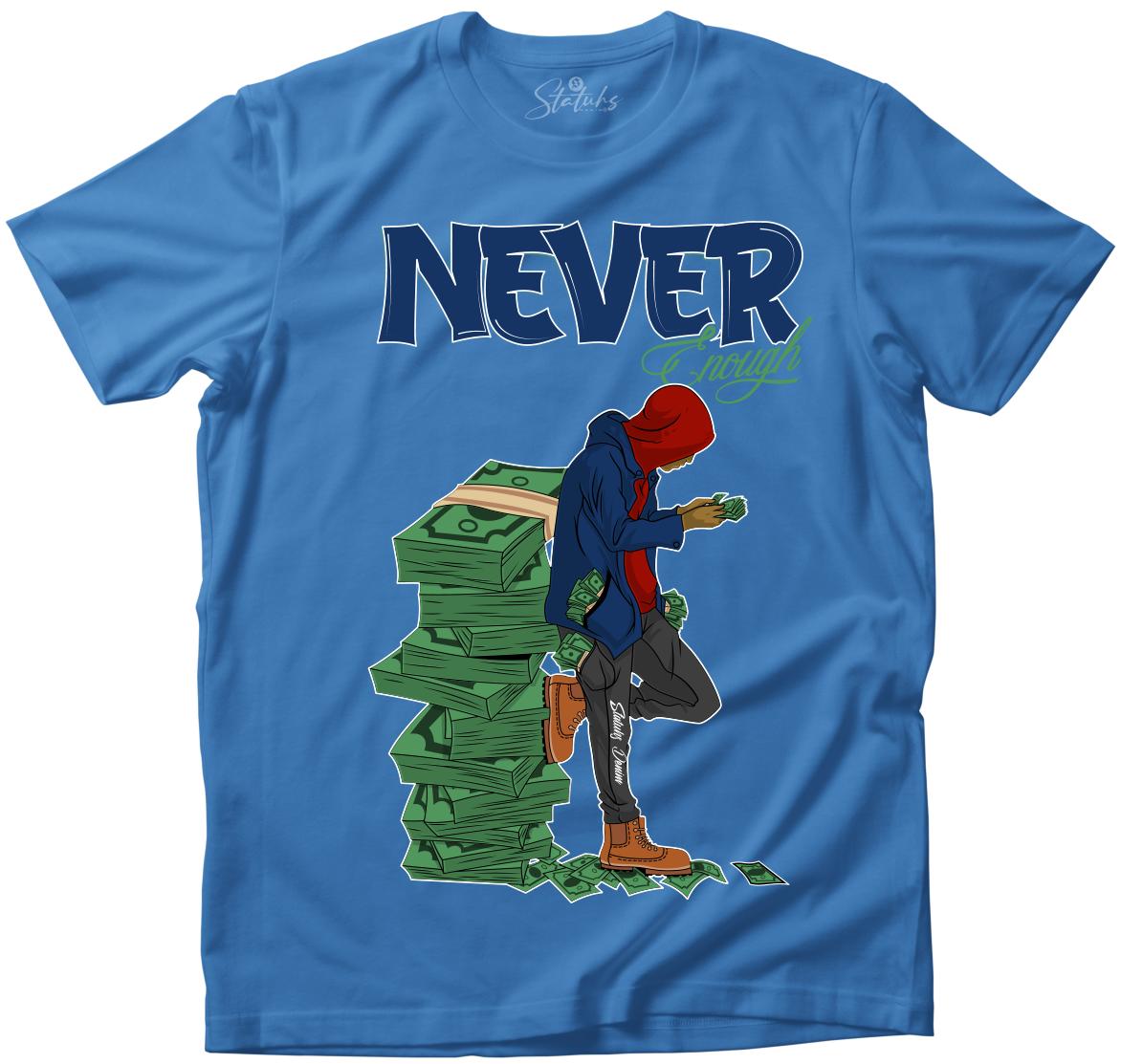 NEVER ENOUGH