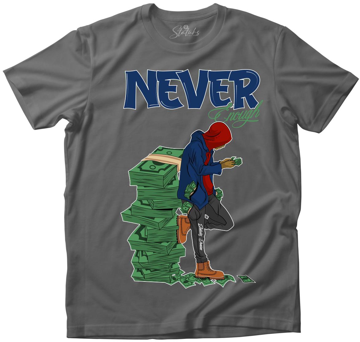 NEVER ENOUGH
