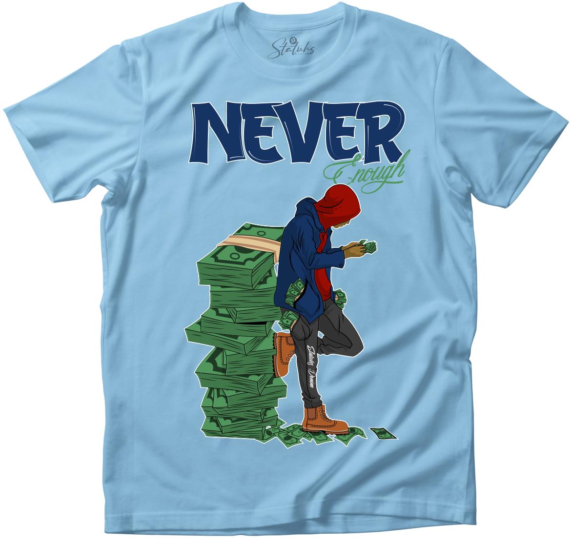 NEVER ENOUGH