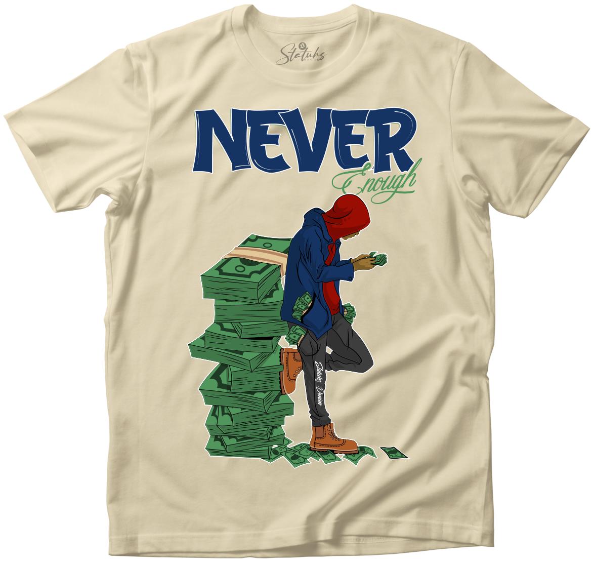 NEVER ENOUGH