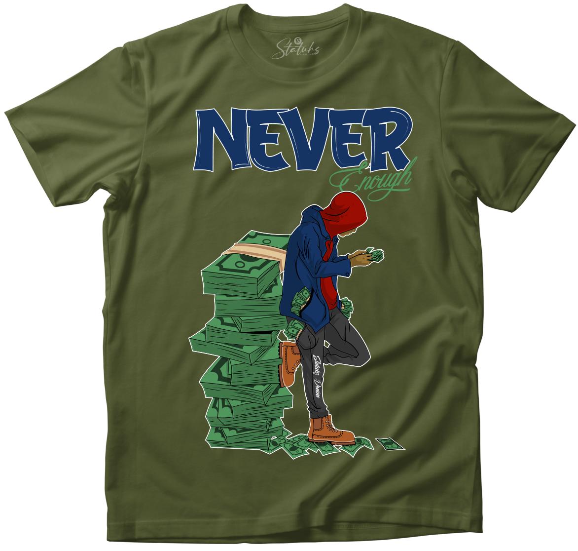 NEVER ENOUGH