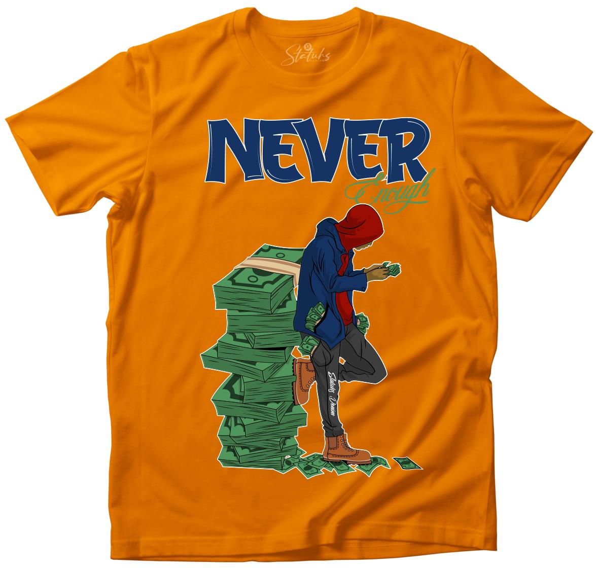 NEVER ENOUGH